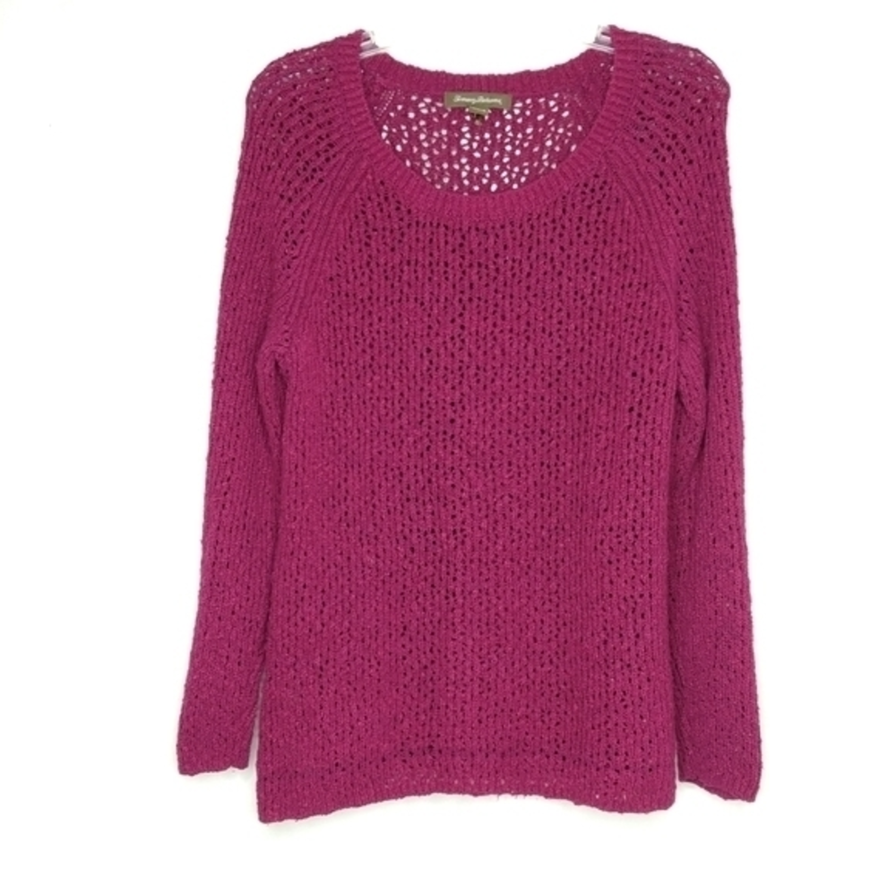 Tommy Bahama XS Red Cable Knit‎ Cover Top